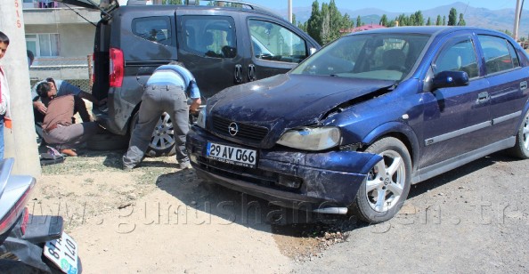 Şiran'da Trafik Kazası