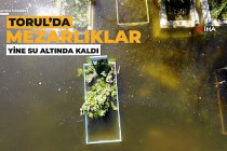 Torul’da baraj suları yükseldi mezarlıklar sular altında kaldı 