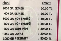 Gümüşhane’de ekmeğe yüzde 25 zam geldi