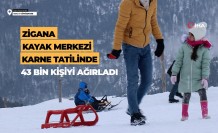 Zigana Kayak Merkezi karne tatilinde 43 bin kişiyi ağırladı