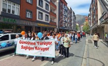 Gümüşhane’de ‘Sağlık İçin Hareket Günü’ yürüyüşü