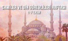 Camiler ve Din Görevlileri Haftası mesajları