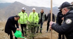 Gümüşhane’de Milli Ağaçlandırma Gününde binlerce fidan toprakla buluştu