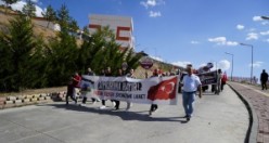 GÜ’de Filistin’e destek yürüyüşü gerçekleştirildi