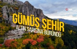 Gümüşhane sonbaharın altın renklerine büründü