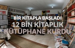 Bir kitapla başladı 55 yılda 12 bin kitaplık kütüphane kurdu