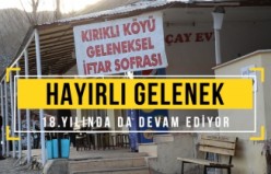 Gümüşhane’deki hayırlı gelenek 18.yılında da sürdürülüyor