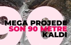 Yeni Zigana Tünelinde ışığa 90 metre kaldı