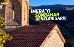 Sonbaharın eşsiz renkleri İmera Manastırı’nı sardı