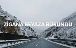 Zigana dağı beyaza büründü