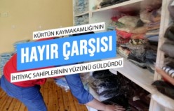 Kürtün Kaymakamlığı'nın hayır çarşısı ihtiyaç sahiplerinin yüzünü güldürdü