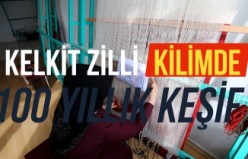 Kelkit Zilli Kiliminde 100 yıllık yeni desen bulundu