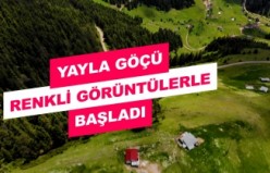 Yayla göçü renkli görüntülerle başladı