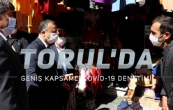 Torul’da geniş kapsamlı koronavirüs denetimi