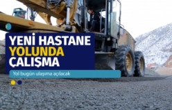 Yeni hastane yolunda çalışma