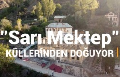 142 yıllık Sarı Mektep’te restorasyon çalışmaları devam ediyor