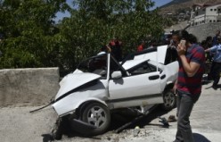 Gümüşhane'de trafik kazası: 1 ölü, 4 yaralı