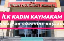 Gümüşhane’nin ilk kadın kaymakamı görevine başladı