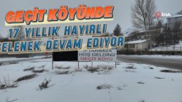 Geçit köyünden 17 yıldır kimse aç geçmiyor