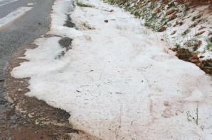 Kelkit’in Köyleri Beyaza Büründü