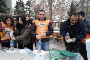 Gümüşhane’de Kuş Yemliği Etkinliği Yapıldı