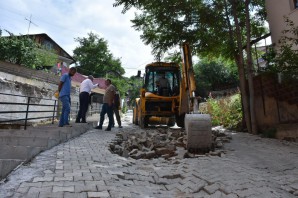 Selin ardından parke çalışmaları devam ediyor