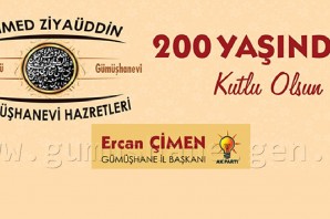 2013 Yılı Gümüşhanevi Yılı Olsun