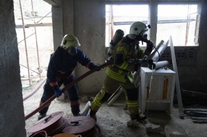 Gümüşhane’de gerçeği aratmayan deprem tatbikatı