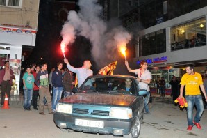 Gümüşhane'de Şampiyonluk Kutlamaları