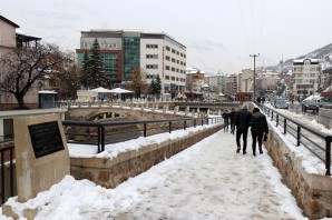 Gümüşhane’de kar kalınlığı 14 santimetreye ulaştı