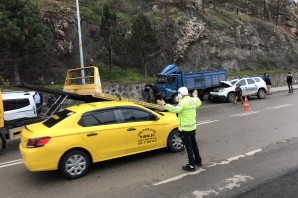 Gümüşhane’de zincirleme kaza