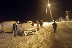 Zigana dağında trafik kazası: 1 yaralı