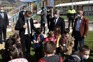 Gümüşhane’de trafik eğitim parkı yeniden çocuklarla buluştu