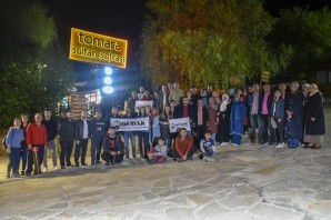 Gümüşhaneli dağcılar 40 gözeli şelalede iftar yaptı