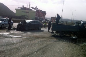 Şiran'da Trafik Kazası: 4 Yaralı