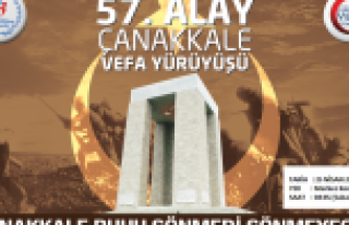 Gümüşhane’de 57. Alaya vefa yürüyüşü düzenlenecek