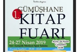 Gümüşhane 1. Kitap Fuarı başlıyor