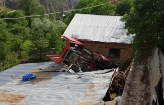 Gümüşhane’de bir garip kaza: 2 yaralı