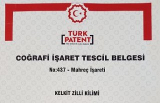 Kelkit Zilli Kilim coğrafi işaret belgesini aldı