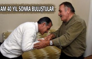 40 yıl sonra duygulandıran buluşma