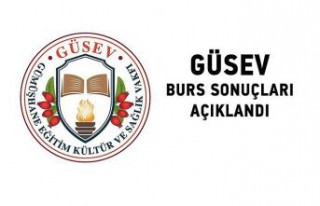 GÜSEV Burs sonuçları açıklandı