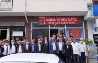 CHP Köse ilçe binası hizmete açıldı