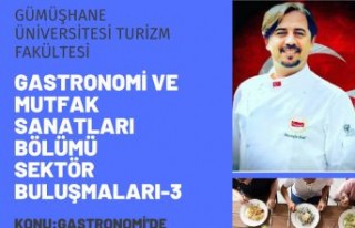 Gastronomi söyleşilerinin üçüncüsü gerçekleştirildi