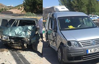 Gümüşhane’de trafik kazası: 8 yaralı