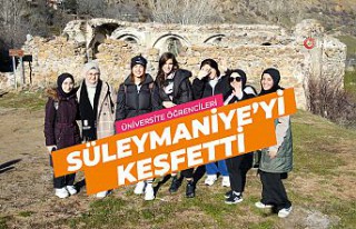 Üniversite öğrencileri Süleymaniye'yi keşfetti