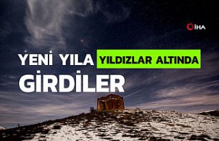 Yeni yıla yıldızlar altında girdiler