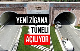 Yeni Zigana Tüneli 3 Mayıs'ta hizmete giriyor