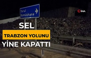 Trabzon yolu yine kapandı