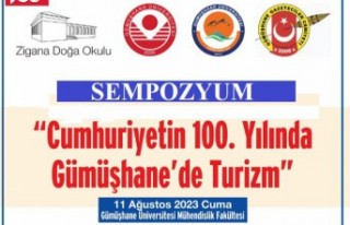 Gümüşhane’de 100. yıla özel turizm sempozyumu