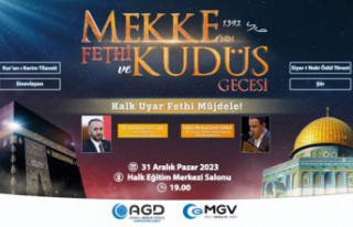 AGD Mekke’nin Fethi ve Kudüs Gecesi düzenleyecek